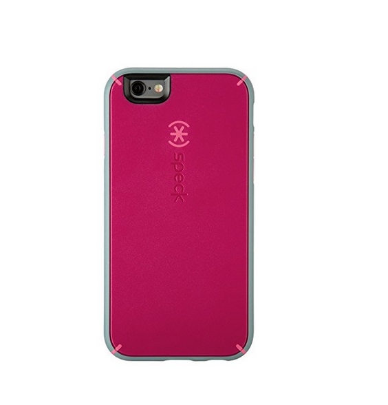 Speck Products MightyShell Case for iPhone 6 Plus 6S Plus - Fuchsia Pink Cupcake Pink Heritage Grey